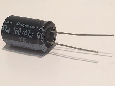 47UF 160V RADIAL ELECTROLYTIC CAPACITOR RUBYCON YK (X20) fbe4b6