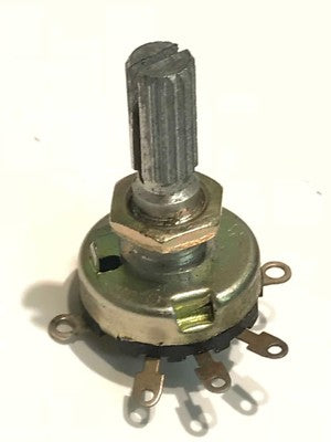 MINIATURE 50K LINEAR SWITCHED POTENTIOMETER VINTAGE 70'S JAPANESE POT (X1) fab27
