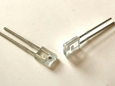 LTE-302 LITEON INFRA RED IR TRANSMITTER LED OBLONG OPTO DIODE 940nM (x2) fd5e46