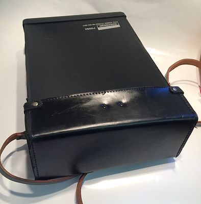 LEATHER CARRY CASE FOR SCHLUMBERGER 7150 & SIMILAR SIZE TEST INSTRUMENTS