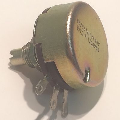 PLESSEY 50K OHM 2W CARBON VINTAGE POTENTIOMETER fd6f1
