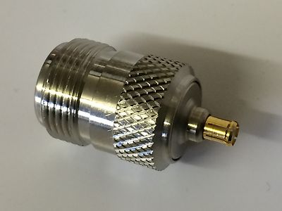 N TYPE FEMALE TO MCX MALE ADAPTOR 50 OHM BY RADIALL (x1) blb198