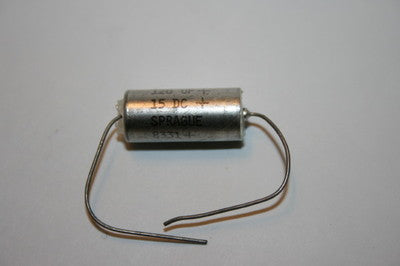 VINTAGE SPRAGUE 150D SOLID TANTALUM 120UF 15V CAPACITOR FD2J6