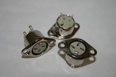 3 PIN DIN PANEL FEMALE CHASSIS SOCKET GOOD QUALITY (x1) fd1a26
