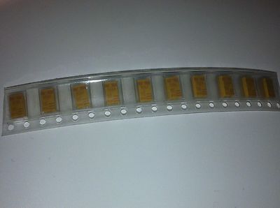 10UF 16V SURFACE MOUNT TANTALUM CAPACITORS CASE STYLE D (X10) blb172