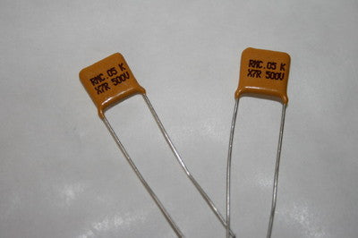 0.05uF 50nF 500V X7R DISC CERAMIC CAPACITOR (x1) fd2h19