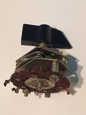 1 POLE 3 WAY VINTAGE WAFER ROTARY SWITCH bsc2ab