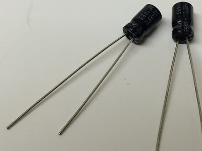 1UF 63V SUB MINIATURE RADIAL ELECTROLYTIC CAPACITOR (x5) bdb44