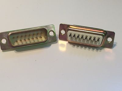 15 WAY D TYPE MALE PLUG GOOD QUALITY blb128