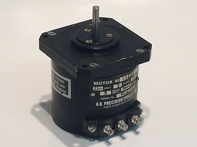 A.B. PRECISION M25 MK1 230V MINIATURE 3 PHASE AC SERVO MOTOR 3000RPM fd5b10
