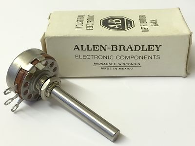 AB 100 OHM 2W CARBON VINTAGE MILITARY SPEC POTENTIOMETER fab10