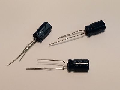22UF 35V BI-POLAR RADIAL ELECTROLYTIC CAP (x5) fbd4a7