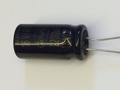 2200UF 16V RADIAL 105°C TEMPERATURE RATED CAPACITOR NOVER RX SERIES blb30