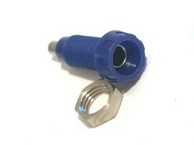 4MM PANEL MOUNT BANANA SOCKET BLUE CLASSIC OLD RS STYLE x1 ad1f27