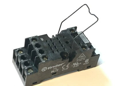 FINDER 94.72 DIN RAIL 14 PIN RELAY BASE SOCKET FOR TYPE 55 56 RELAYS ae1v1