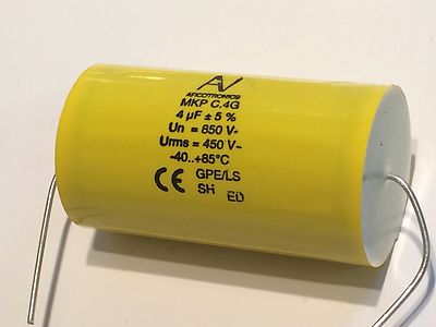 4uF 850V POLYPROPYLENE FILM MKP C.4G ARCOTRONIC CAPACITOR BI POLAR fd6f20
