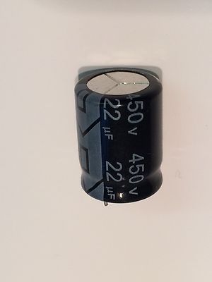 22UF 450V 105°C TEMP RADIAL CAPACITOR fba40a