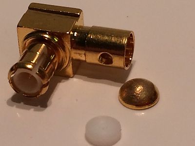 MCX PLUG RIGHT ANGLE MALE SOLDER TYPE FOR SEMI-RIGID COAX fd7e33