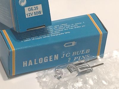 12V 50W G6.35 BI-PIN HALOGEN CAPSULE LAMP BULB PREMIUM QUALITY ac2c6
