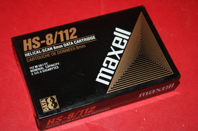 ORGINAL MAXELL HS8/112 HELICAL SCAN 8MM DATA CARTRIDGE 2.5 / 5Gb ae1y7