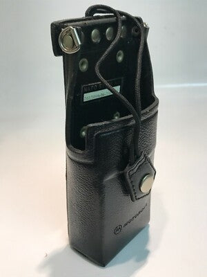 MOTOROLA RADIO CASE HEAVY DUTY LEATHER NTN5461B FITS MT1000 ETC ad1T11