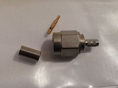 BEST QUALITY SMA CABLE CRIMP MOUNT MALE FOR RG174 RG188 RG316 etc (x1) fd6j22