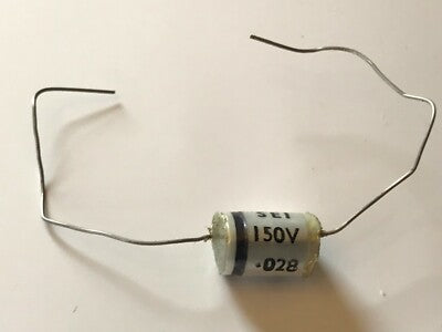 28nF (28000pF) 150v 5% AXIAL POLYSTYRENE CAPACITOR SEI fcb16.13
