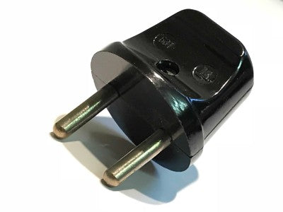 VINTAGE 2 PIN MAINS POWER PLUG BAKELITE CIRCA 1967 fd1f7