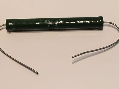 36K Ohm 12W ERG VINTAGE ERG WIRE WOUND RESISTOR fd6g6
