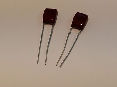 0.1uF 100nF 250V DIPPED POLYESTER CAPACITOR (x5) bsa7bj