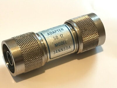 WILTRON 34NN50A INSTRUMENT GRADE N TYPE MALE TO MALE 50 OHM RF ADAPTOR fd5f37
