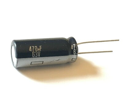 470UF 63V 105°C TEMPERATURE TOP SPEC RADIAL MATSUSHITA CAPACITOR ad1J32