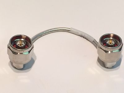 N TYPE MALE TO MALE 50 OHM SEMI RIGID LINK CABLE RADIALL blb2