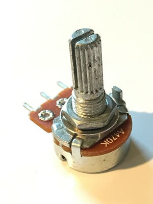 GOOD QUALITY ALPHA MINI 17MM 470K LOG PCB PINS POTENTIOMETER A470K ad1J63