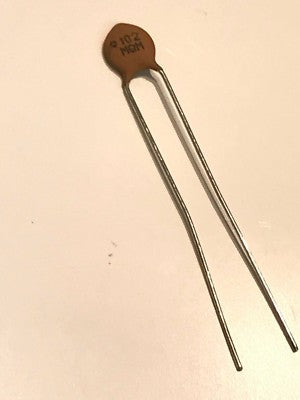 100pF 500V X5F THOMSON DISC CERAMIC CAPACITOR (x3) fd7d18