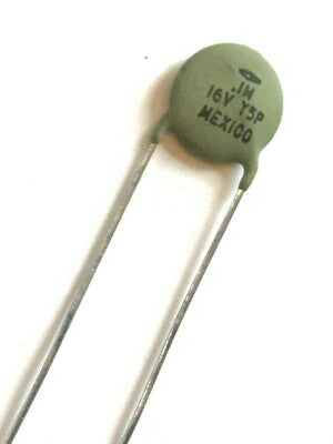 0.1uF 16V VINTAGE CENTRALAB GUITAR TONE DISC CERAMIC CAPACITOR (x5) fd7d78