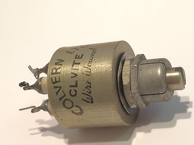 COLVERN 250 OHM 2 WATT WIRE WOUND VINTAGE POTENTIOMETER CLR1501/9S ad1u6