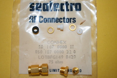 SEALECTRO 050-107-0000-220 75 OHM SCREW TYPE MALE CONNECTOR (x1) fd7L43