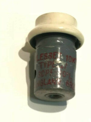 30PF 10KV VINTAGE PLESSEY RF RADIO TRANSMITTER DOOR KNOB CAPACITOR bsa4db