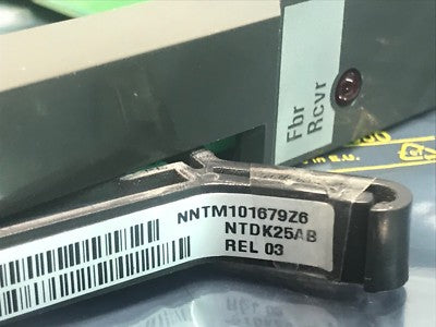 NORTEL NTDK25AB RLSE 03 FIBER RECEIVER SYSTEM CARD ad1q8