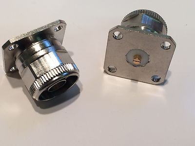 N TYPE CHASSIS MALE - FLAT BACK PANEL PLUG bsa5ab