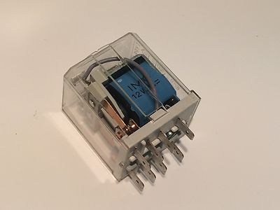 12V RELAY TYPE 60.32 WITH HEAVY DUTY 10A CONTACTS SPADE CONNECTIONS FBB18B