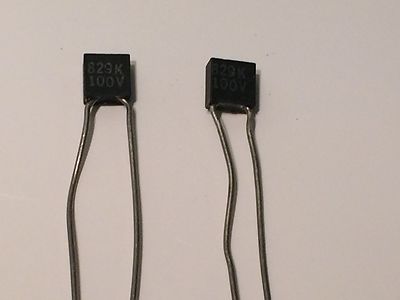 33pF 100V CLOSE TOLERANCE VINTAGE CERAMIC CAPACITOR (x2) fd7a20