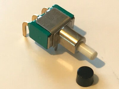 EATON MINI SINGLE POLE SPCO MILITARY SPEC PUSH SWITCH WITH PCB PINS fcb29.25