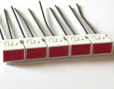 KINGSBRIGHT L-1043ID RECTANGULAR RED LED AS USED IN VU BAR METERS fd5e42