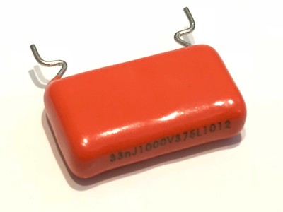 .033UF 1000V 33nF ORANGE DIPPED MKP POLYPROPYLENE CAPACITOR (x1) fd1k3