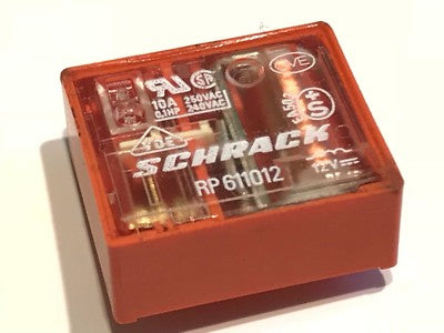 SCHRACK RP611012 12V RELAY 10A CONTACTS (x1) blb186