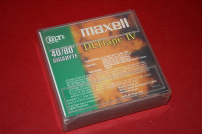 ORIGINAL MAXELL DLT TAPE IV DATA CARTRIDGE 40/80GB ad1y7