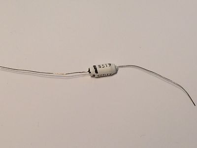5.1nF 30V VINTAGE MILITARY SUFLEX POLYSTYRENE fd2j81