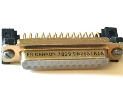 QUALITY 25 WAY D TYPE FEMALE RIGHT ANGLE CANNON CONNECTORS ad1J18
